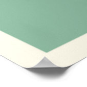 グリーン |可能な限りヴィンテージを親切にする ポスター (角)