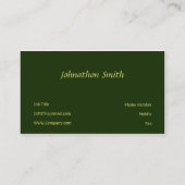 グリーン 名刺 (裏面)