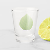 グリーン《植物》アスペンリーフ#11 ショットグラス (裏面)
