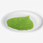 グリーン《植物》アスペンリーフ#11 ペーパープレート (アングル)