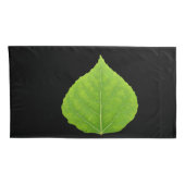 グリーン《植物》アスペンリーフ#11 枕カバー (裏面-右)