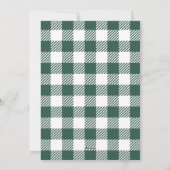 グリーン 楽しい 手書き スクリプト 写真 ホリデー カード (裏面)