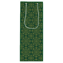 グリーン&金ゴールドアラベスク抱き枕