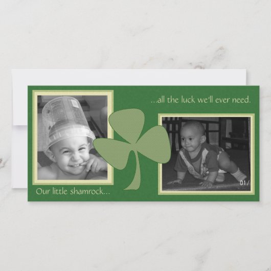 グリーン&金ゴールドシャムロック (正面)