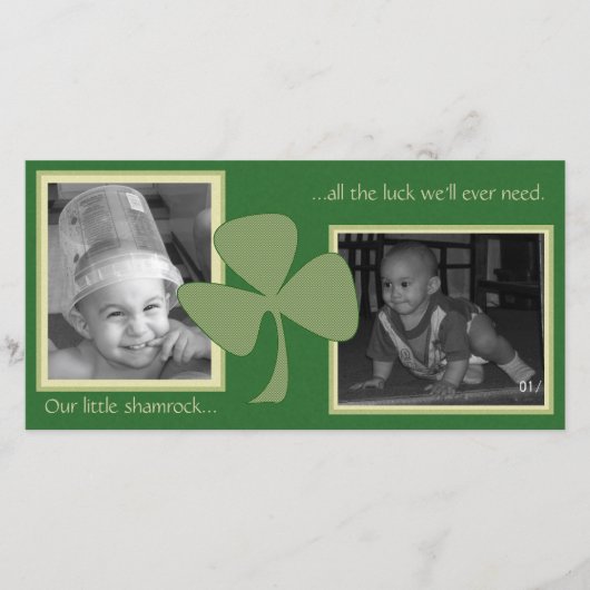 グリーン&金ゴールドシャムロック (正面)