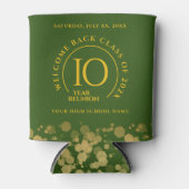 グリーン&金ゴールドスクール懇親会 缶クーラー (正面)