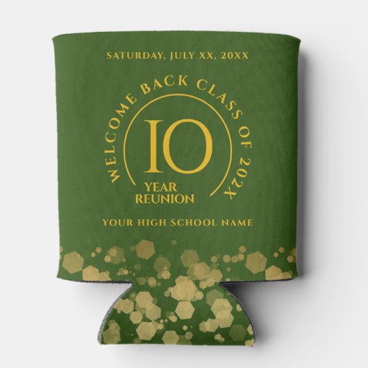 グリーン&金ゴールドスクール懇親会 缶クーラー (裏面)