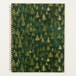 グリーン&金ゴールドパインフォレスト千代上プランナー プランナー手帳