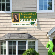 グリーン&金ゴールドビニル卒業