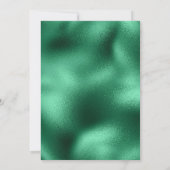 グリーン・金ゴールド卒業党招待状 招待状 (裏面)