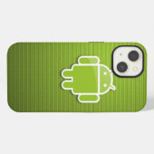 グリーンAndroid iPhone 13ケース iPhoneケース (裏面横)