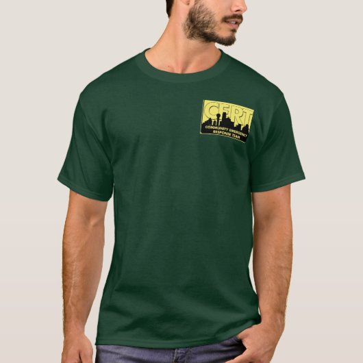 グリーンCERT Tシャツ (正面)