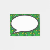 グリーンDNA吹き出し医療科学 ポストイット (正面)