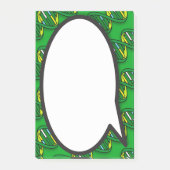 グリーンDNA音声バブル医学会 ポストイット (正面)