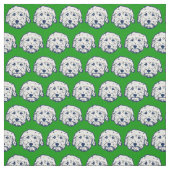 グリーンDOD犬 ファブリック (見本)