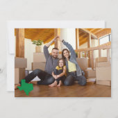 グリーンHey Y'all -テキサス州へ移動 案内状 (裏面)