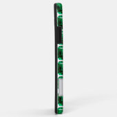 グリーンiPhoneケースファセットジェムストーンエメラルド Case-Mate iPhoneケース (裏面/右)