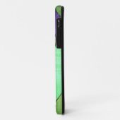 グリーンIPhoneケース内のメタリックホース Case-Mate iPhoneケース (裏面/左)