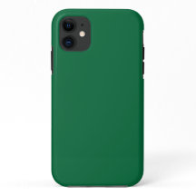 グリーンiPhoneケース マット ミニマリスト スリムカバー