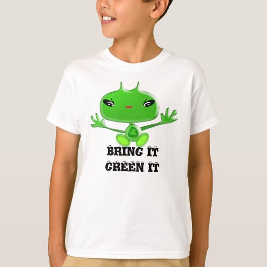 グリーンITを推進しよう Tシャツ (正面)