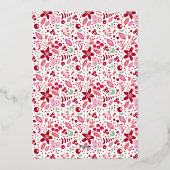 グリーンJOYクラシック金ゴールド書道レタリング 箔シーズンカード (裏面)