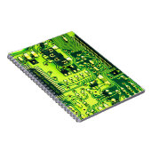 グリーンPCB基板、電子部品プリント回路 ノートブック (右側)