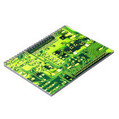 グリーンPCB基板、電子部品プリント回路 ノートブック (左側)
