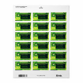 グリーンPCB基板、電子部品プリント回路 ラベル (フルシート)