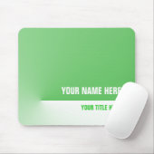 グリーンPro マウスパッド (マウス)