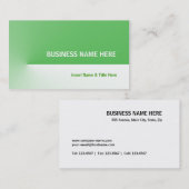 グリーンPro 名刺 (正面/裏面)
