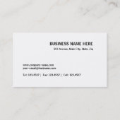 グリーンPro 名刺 (裏面)