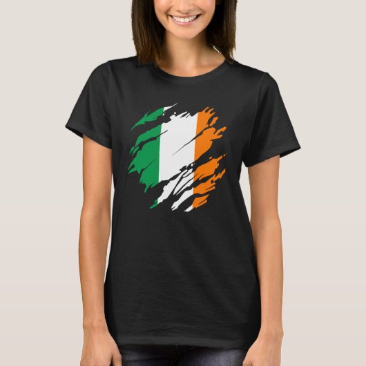 グリーンSt patricks dayからサンパディへレプラシャン Tシャツ (正面)