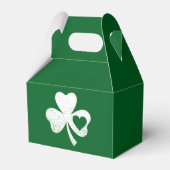 グリーンSt patricks dayアイリッシュパティーズハートシャムロック フェイバーボックス (正面サイド)