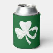 グリーンSt patricks dayアイリッシュパティーズハートシャムロック 缶クーラー (缶正面)