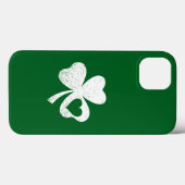 グリーンSt patricks dayアイリッシュパティーズハートシャムロック Case-Mate iPhoneケース (裏面 (横))