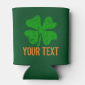 グリーンSt patricks day缶クーラー |パーソナライズ可能 缶クーラー (裏面)