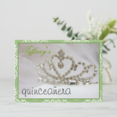 グリーンSweet sixteenまたはキンセアニラパーティー 招待状 (スタンド正面)