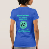 グリーンTシャツではない簡単 Tシャツ (裏面)