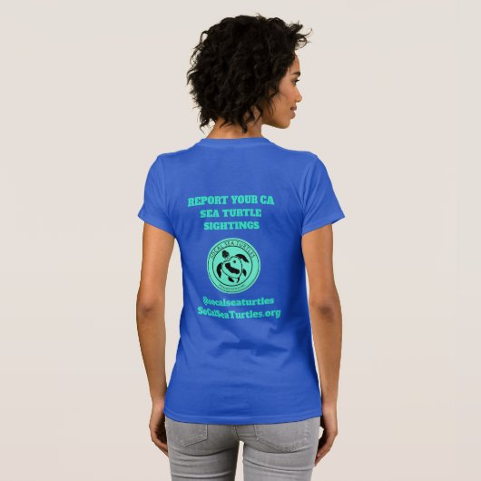 グリーンTシャツではない簡単 Tシャツ (裏面フル)