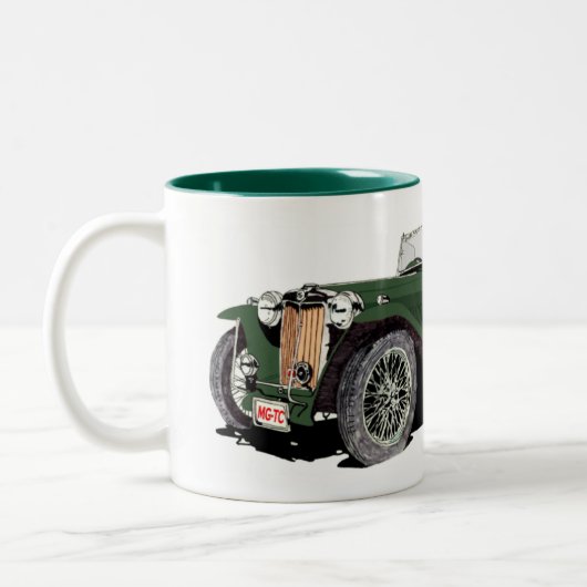 グリーンTC ツートーンマグカップ (左)