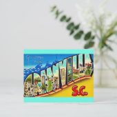 グリーンVILLE SC ヴィンテージ グリーティング ポストカード (スタンド正面)