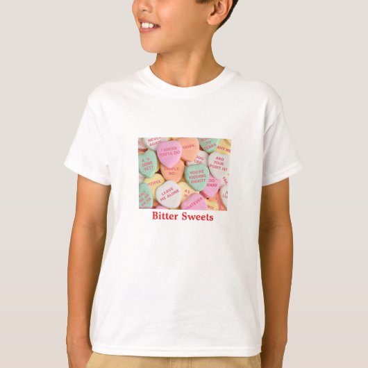 グリーンWeenii "Bitter Sweets"キッズシャツ Tシャツ (正面)