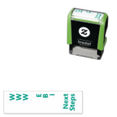 グリーンWWW EBI次のステップ先生スクールのマーキング セルフインキングスタンプ (インサイチュ)