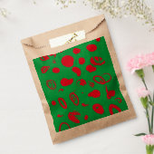 グリーンXマス好意バッグ フェイバーバッグ (封をした状態)