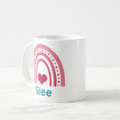 グリーヴィバマゼンタボホーレインボー コーヒーマグカップ (正面左)