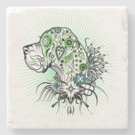 グリー二ー・グレートデーン ストーンコースター