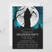 グリ不気味ームリーパー墓地ハローウィンパーティ 招待状 (正面)