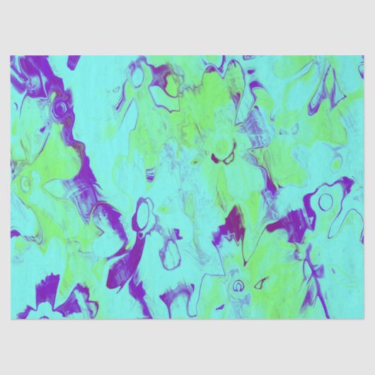 グリ絵を描ン-花模様-14-ティッシュペーパー 薄葉紙 (正面)