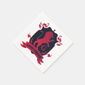 グリ華美フィンドール™ハウスクレスト スタンダードカクテルナプキン (角)