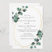 グリ葉ーズ・オリーブ結婚 招待状 (正面/裏面)